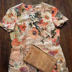 Tory Burch Multicolor Floral Midi Dress Kaley